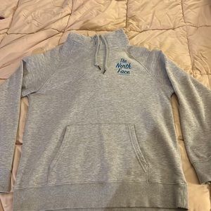 Grey North Face sweatshirt. Size medium